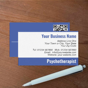 Psychotherapeut QR Code Visitekaartje