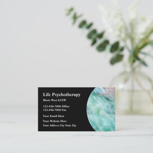 Psychotherapeut Visitekaartje (Staand voorkant)