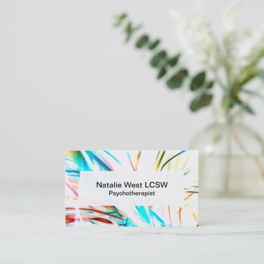 Psychotherapeut Visitekaartje (Staand voorkant)