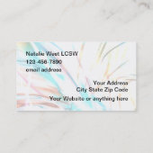 Psychotherapeut Visitekaartje (Achterkant)