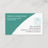 Psychotherapeut voor de geestelijke gezondheid visitekaartje (Voorkant)