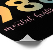 Psychotherapie 988 Semicolon Counselor Posi Poster (Hoek)