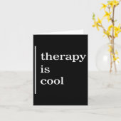 Psychotherapie is koel bewustzijn positief kaart (Gele Bloem)