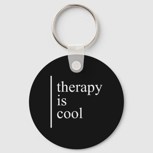 Psychotherapie is koel bewustzijn positief sleutelhanger (Voorkant)