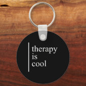Psychotherapie is koel bewustzijn positief sleutelhanger (Voorkant)