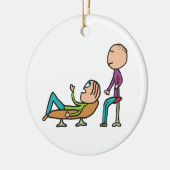 Psychotherapie-therapie-therapie- therapie- therap keramisch ornament (Links)