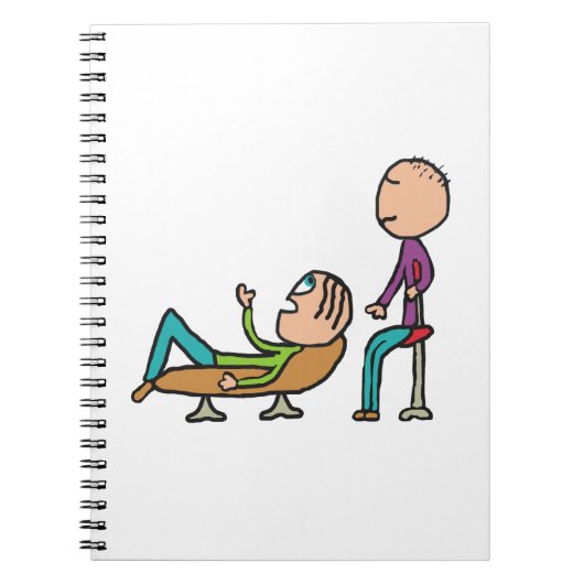 Psychotherapie-therapie-therapie- therapie- therap notitieboek (Voorkant)