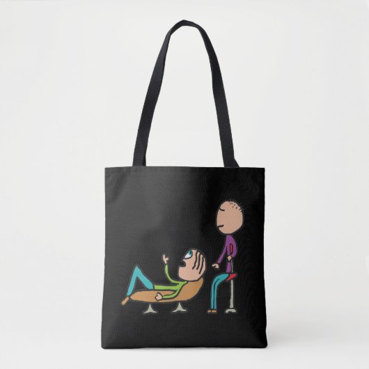 Psychotherapie-therapie-therapie- therapie- therap tote bag (Voorkant)