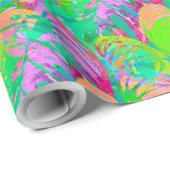 Psychotic Psychedelic Alien Jungle Cadeaupapier (Rol Hoek)