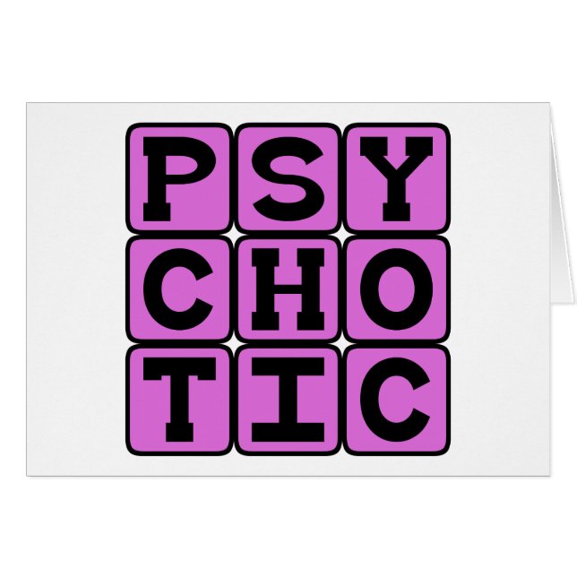 Psychotische, gevaarlijke vent (Voorkant Horizontaal)