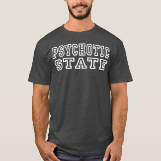 Psychotische toestand met jongen t-shirt