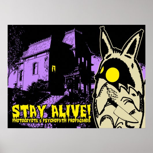 PSYCHOYOTE POSTER (Voorkant)