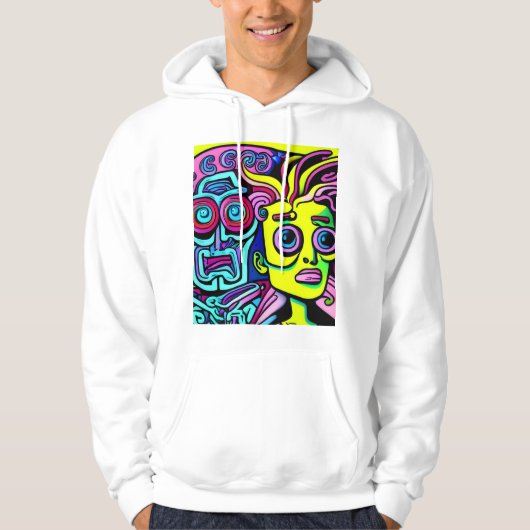 PSYCODELISCH HOODIE (Voorkant)
