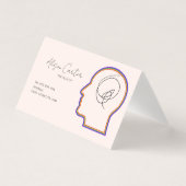 psycology editable business card  kaart (Voorkant)