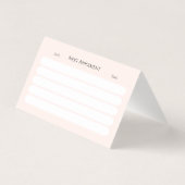 psycology editable business card kaart (Achterkant)