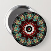 PSYCR8 STAR-Button Ronde Button 4,0 Cm (Voorkant /achterkant)