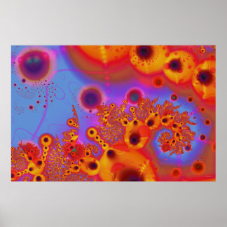 Psyctopus Red Coral Harbour Poster