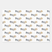 PsyD Doctor in de psychologie Psycholoog Inpakpapier Vel (Voorkant)