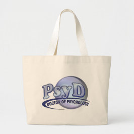 PsyD Doctor in de psychologische LOGO Grote Tote Bag