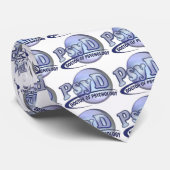 PsyD Doctor in de psychologische LOGO Stropdas (Opgerold)