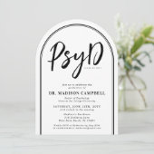 PsyD Doctor of Psychology Afstudeerfeest Kaart (Staand voorkant)