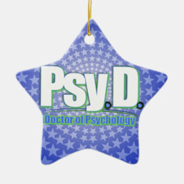 PsyD LOGO2-ARTS VAN PSYCHOLOGIE Keramisch Ornament