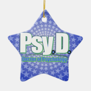 PsyD LOGO2-ARTS VAN PSYCHOLOGIE Keramisch Ornament