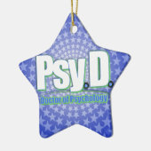PsyD LOGO2-ARTS VAN PSYCHOLOGIE Keramisch Ornament (Links)