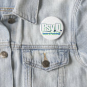 PsyD LOGO2-ARTS VAN PSYCHOLOGIE Ronde Button 5,7 Cm (In situ)