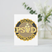 PsyD LOGO - ARTS VAN PSYCHOLOGIE Briefkaart (Staand voorkant)