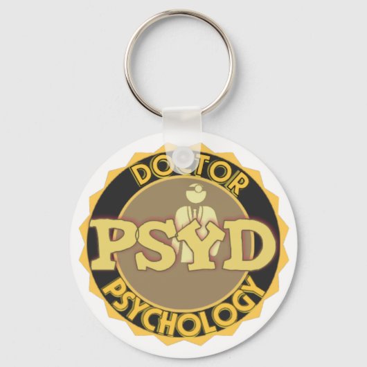 PsyD LOGO - ARTS VAN PSYCHOLOGIE Sleutelhanger (Voorkant)