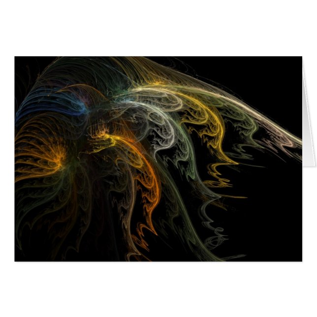 PSYdeFaces Fractal Art Kaart (Voorkant Horizontaal)