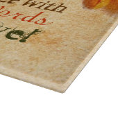 Psydefx: Gerbera Flower + Peacock Feather Snijplank (Hoek)