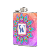 Psyedelia met vinylomwikkelde aangepaste heupkolf heupfles (Links)