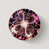 PsyFractal Ronde Button 3,2 Cm (Voorkant)