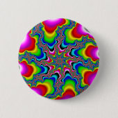 Psykedelica - Fractal Ronde Button 5,7 Cm (Voorkant)