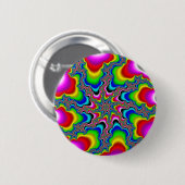 Psykedelica - Fractal Ronde Button 5,7 Cm (Voorkant /achterkant)