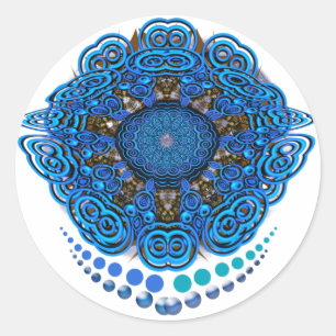 PSYKEYE-Sticker Ronde Sticker