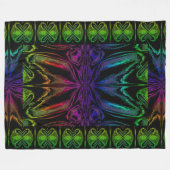 PSYKHE Godin van de Vlinders 25 Fleece Deken (Voorkant (Horizontaal))