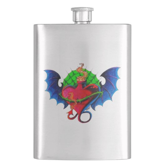 Psyko-Daizie Dragon Wing Heart Premium Fles Flacon (Voorkant)