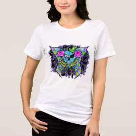 Psyko-Daizie Skull & Roses Dames T-Shirt