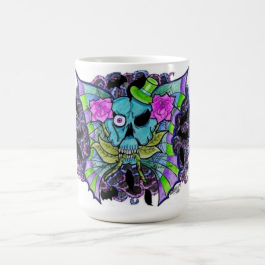 Psyko-Daizie Skull & Roses Mok (Center)