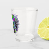 Psyko-Daizie Vleugelige Schedel Shotglas Shot Glas (Rechts)
