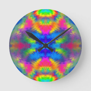 Psyko-Daizie Zilveren Machine Wandklok