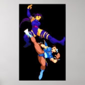 Psylocke vs Chun Li Poster (Voorkant)