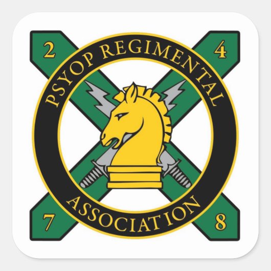 PSYOP Regimental Association Sticker (Voorkant)