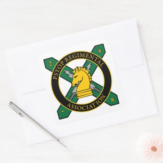 PSYOP Regimental Association Sticker (Envelop)