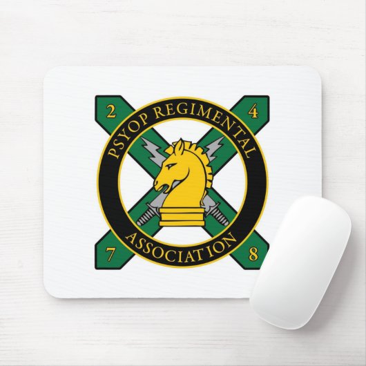 PSYOPRA-Logo Muismat (Met muis)