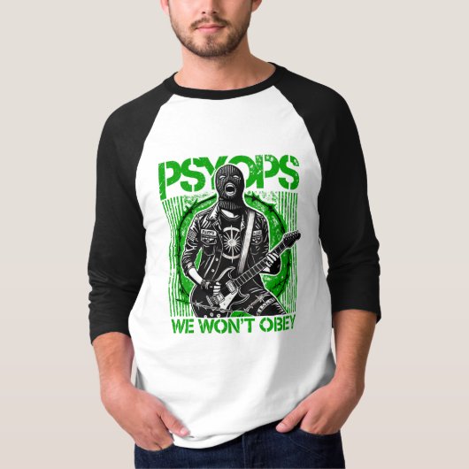 PSYOPS raglan t-shirt (Voorkant)