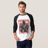 PSYOPS raglan t-shirt - rood (Voorkant volledig)